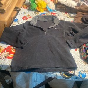 Columbia fleece (black, mens large)